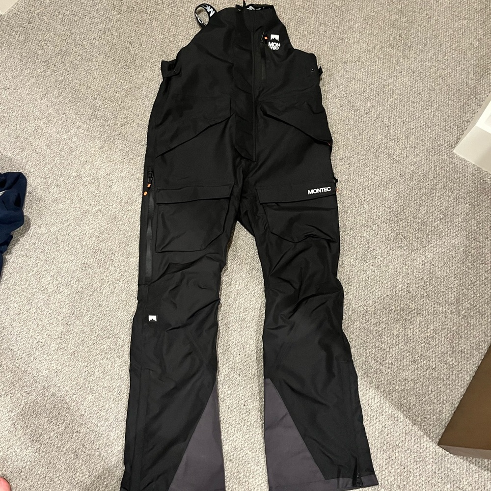 Montec Black Ski Pants small